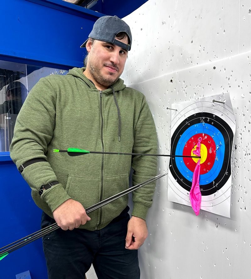 ACM archery participant